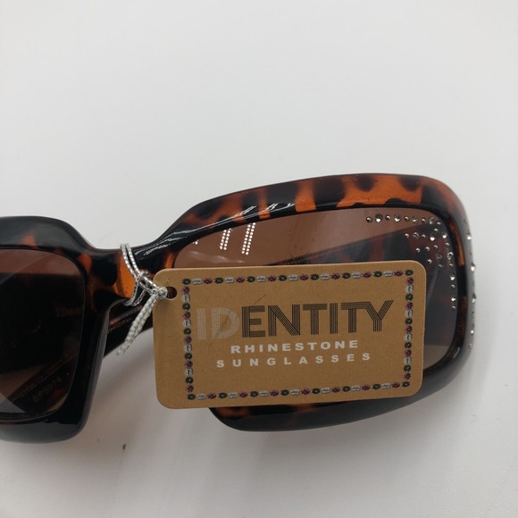 Womens Sunglasses Rhinestones Identity New With‎ Tags Designed In Italy Tortoise